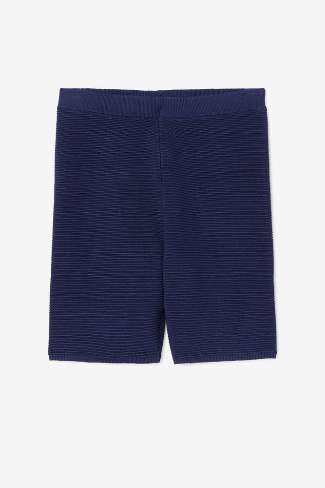 Fila Shorts Womens Navy - Eletra Bike - Philippines 8195674-IV